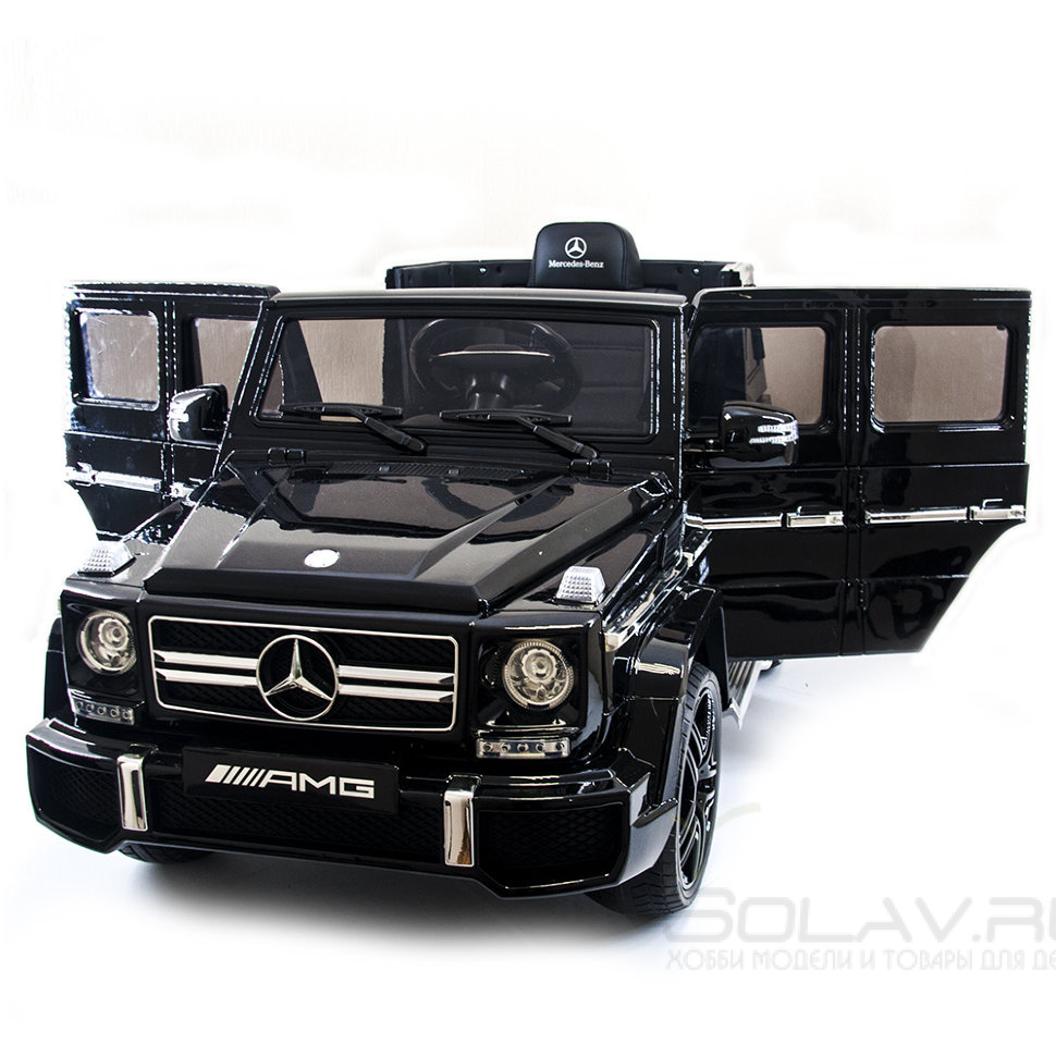 Детский электромобиль Mercedes Benz G63 LUXURY 2.4G - Black - HL168-LUX-B  купить в Сергиевом Посаде по низкой цене в интернет-магазине Solav